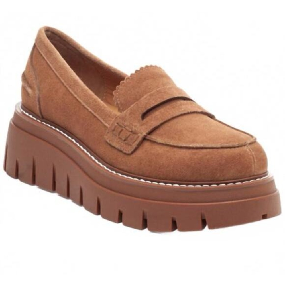 J/Slides Women's Tyler Platform Loafers Size 10